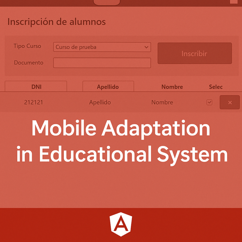 Mobile Adaptation in Educational System
