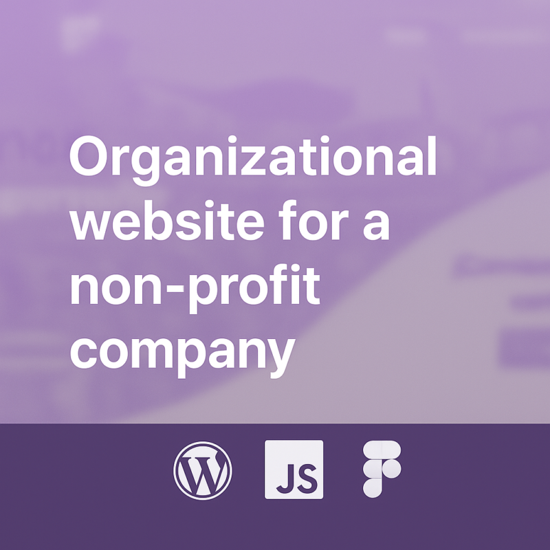 Organizational Website Development