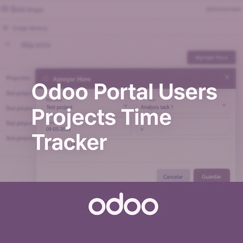 Odoo Portal Users Time Tracker